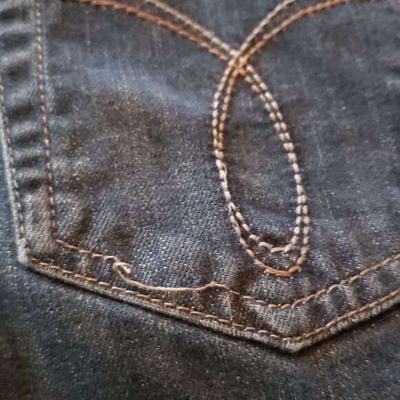 Calvin Klein Jeans Women's 8 Blue Denim Fit & Flare 9" Rise 29.5" Inseam - Picture 6 of 6